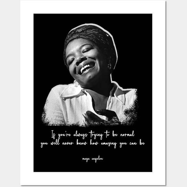 Maya-Angelou-Quotes Wall Art by Suisui Artworks